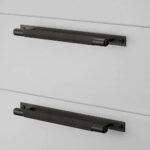 Mēbeļu rokturis Buster + Punch London PULL BAR / PLATE / CROSS / SMOKED BRONZE, UPB-094571, 16cm