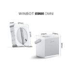 Bezvadu logu mazgāšanas robots Ecovacs WINBOT W2S OMNI, 8000Pa, 4500mAh, TruEdge™, ar dokstaciju