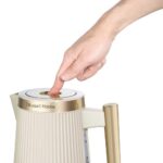 Elektriskā tējkanna Russell Hobbs Brontë Stone 26751-70, 2400W, 1.7l, Brushed Stainless Steel Gold