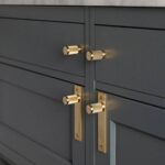 Mēbeļu rokturis Buster + Punch London FURNITURE KNOB / PLATE/ CROSS / BRASS, UFK-053957