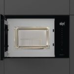 Iebūvējama mikroviļņu krāsns ar grilu Hisense Hi6 BIM325GI63DBG, 38cm, 900/1200W, 15prog., Invertora