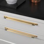 Mēbeļu rokturis Buster + Punch London PULL BAR / PLATE / LINEAR / BRASS, GPB-05301, 15cm
