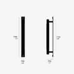 Mēbeļu rokturis Buster + Punch London PULL BAR / PLATE / CROSS / STEEL, UPB-074001, 26cm