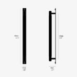 Mēbeļu rokturis Buster + Punch London PULL BAR / PLATE / CROSS / STEEL, UPB-073965, 36cm