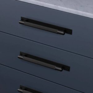 Mēbeļu rokturis Buster + Punch London PULL BAR / PLATE / CROSS / BLACK, UPB-023993, 26cm