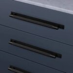 Mēbeļu rokturis Buster + Punch London PULL BAR / PLATE / CROSS / BLACK, UPB-024577, 36cm