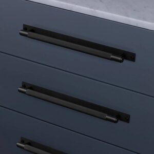 Mēbeļu rokturis Buster + Punch London PULL BAR / PLATE / CROSS / BLACK, UPB-024577, 36cm