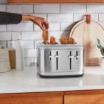 Grauzdiņu tosteris KitchenAid 4-slice 5KMT4109ESX Stainless Steel, 1960W, ar manuālu vadību