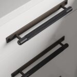 Mēbeļu rokturis Buster + Punch London PULL BAR / PLATE / CROSS / SMOKED BRONZE, UPB-094571, 16cm