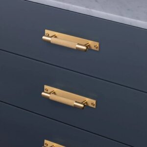 Mēbeļu rokturis Buster + Punch London PULL BAR / PLATE / CROSS / BRASS, UPB-054578, 16cm