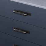 Mēbeļu rokturis Buster + Punch London PULL BAR / PLATE / CROSS / SMOKED BRONZE, UPB-094571, 16cm