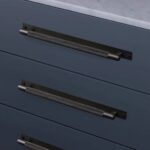 Mēbeļu rokturis Buster + Punch London PULL BAR / PLATE / CROSS / SMOKED BRONZE, UPB-453992, 36cm