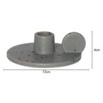 Svečturis porcelāna Star Trading Candle holder Plate, 12x4cm, 21-23mm
