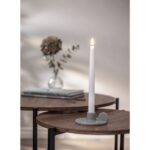 Svečturis porcelāna Star Trading Candle holder Plate, 12x4cm, 21-23mm