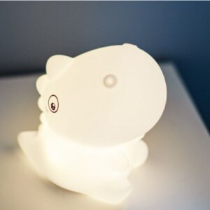 LED Nakts lampa uzlādējama Star Trading NightLight Dinosaur, 15cm, 8LED, RGB+W, ar taimeri, USB-C