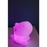 LED Nakts lampa uzlādējama Star Trading NightLight Dinosaur, 15cm, 8LED, RGB+W, ar taimeri, USB-C