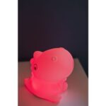 LED Nakts lampa uzlādējama Star Trading NightLight Dinosaur, 15cm, 8LED, RGB+W, ar taimeri, USB-C