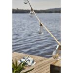 LED āra gaismas virtene Star Trading Light Chain Jutta outdoor, 4.5m, 10LED, 470lm, 2700K, IP44, ar taimeri