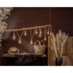LED āra gaismas virtene Star Trading Light Chain Jutta outdoor, 4.5m, 10LED, 470lm, 2700K, IP44, ar taimeri