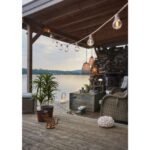 LED āra gaismas virtene Star Trading Light Chain Jutta outdoor, 4.5m, 10LED, 470lm, 2700K, IP44, ar taimeri