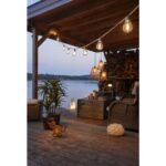 LED āra gaismas virtene Star Trading Light Chain Jutta outdoor, 4.5m, 10LED, 470lm, 2700K, IP44, ar taimeri