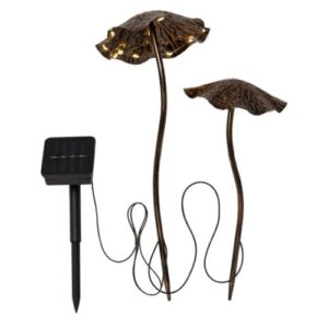 LED dekoratīvais gaismeklis ar saules bateriju Star Trading Lumini, 50cm, 11LED, WW, Metāla, IP44
