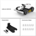 Zāles pļāvējs robots MAMMOTION LUBA mini 2 AWD 1000, Triple-Camera AI Vision+NetRTK, ar malu trimmeri
