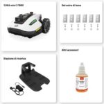 Zāles pļāvējs robots MAMMOTION YUKA mini 2 1000, 360 LiDAR+Dual-Camera AI Vision, 6.1Ah, IPX6