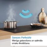 Tvaika nosūcējs sienas Bosch Serie 8 DWK91LT65, 90cm, EcoSilence Drive, PerfectAir