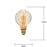 Dekoratīvā LED spuldze Star Trading New Generation Classic E27, G95, 2.5W, 90lm DIM, 1800K