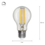 LED spuldze Star Trading LED Lamp E27 A60 Clear, 8W, 810lm DIM, 2700K, IP20
