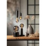 LED dekoratīvā spuldze Star Trading Decoled Spiral Smoke, E27, TA60, 2W, 50lm DIM, 2100K, IP20