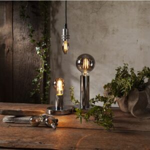 LED dekoratīvā spuldze Star Trading Soft Glow Smoke 3-step memory, E14, C37, 2.9W, 150lm Step-DIM, 2200K