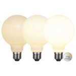 LED spuldze Star Trading LED Lamp Opaque Fil RA90 3-step, E27, G95, 7.5W, 800lm Step-DIM, 2700K
