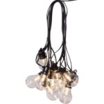 LED gaismas virtene ar maināmiem LED Star Trading Selecta, 7.2m, 10LED, E12, 2700K, IP44, ar taimeri