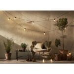 LED gaismas virtene ar maināmiem LED Star Trading Selecta, 7.2m, 10LED, E12, 2700K, IP44, ar taimeri