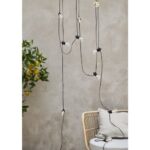 LED gaismas virtene ar maināmiem LED Star Trading Selecta, 7.2m, 10LED, E12, 2700K, IP44, ar taimeri