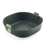 Silikona trauks karstā gaisa friterim Lékué Air Fryer Basket XL, 25.3x8.5cm, ar rokturiem