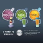 Blenderis ar krūzi Ninja BlendBoss Tumbler Blender Cyberspace DB351EUCY, 1100W, 0.71l, Auto-iQ