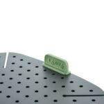 Silikona paliktnis karstā gaisa friterim Lékué Air Fryer Mat, 22x2.4cm, perforēts