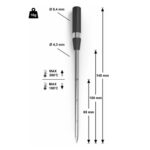 Pārtikas termometrs bezvadu Bosch Wireless food thermometer HEZ32WA00, gaļai, zivīm