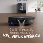 Putekļu sūcējs Robots Ecovacs DEEBOT X12 OmniCyclone, 22000Pa, FocusJet, TruePass, TruEdge 3.0