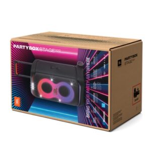 Bezvadu skaļrunis JBL PartyBox Stage 320, 240W, 40-20000Hz, 9444mAh, IPX4, Auracast™, JBL Pro