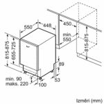 Iebūvējama trauku mašīna Bosch Serie 4 SPV4HMX12E, 45cm, ExtraDry, Info Light, HomeConnect