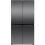Ledusskapis ar saldētavu Hisense PureFlex Cross Door RQ5P640SSKD, 179x91cm, 647l, Total No Frost, Black Stainless