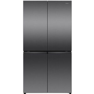 Ledusskapis ar saldētavu Hisense PureFlex Cross Door RQ5P640SSKD, 179x91cm, 647l, Total No Frost, Black Stainless