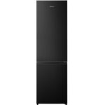 Ledusskapis ar saldētavu Hisense RB435N4BFE, 201x59.5cm, 336l, No Frost, CrispZone, Black Steel