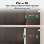 Veļas mašīna ar žāvētāju siltumsūkņa Hisense 5i KitchenFit WD5I1245BWRH, 12/8kg, 1400apgr./min.
