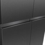 Ledusskapis ar saldētavu Hisense PureFlex Cross Door RQ5P640SSKD, 179x91cm, 647l, Total No Frost, Black Stainless