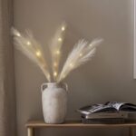 LED gaismas dekorācija Star Trading Twig Plumes, 3gb., 65cm, 15LED, WW, IP20, 2xAA, ar taimeri